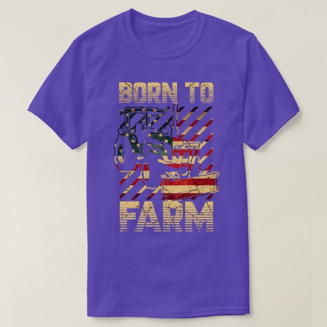 Camiseta Born to farm2 (Diseño del anverso)