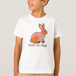 Camiseta Born to hop Rabbit Illustration 