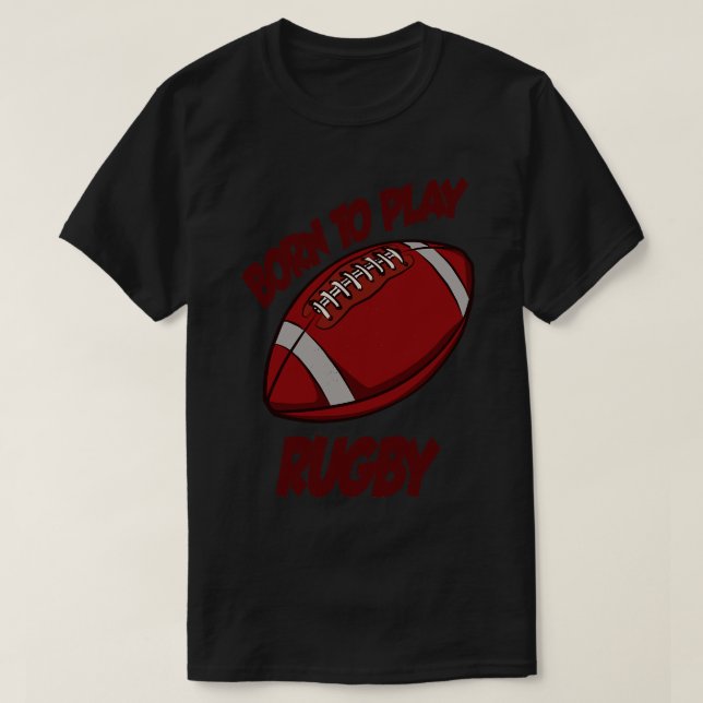 Camiseta Born To Play Rug (Diseño del anverso)