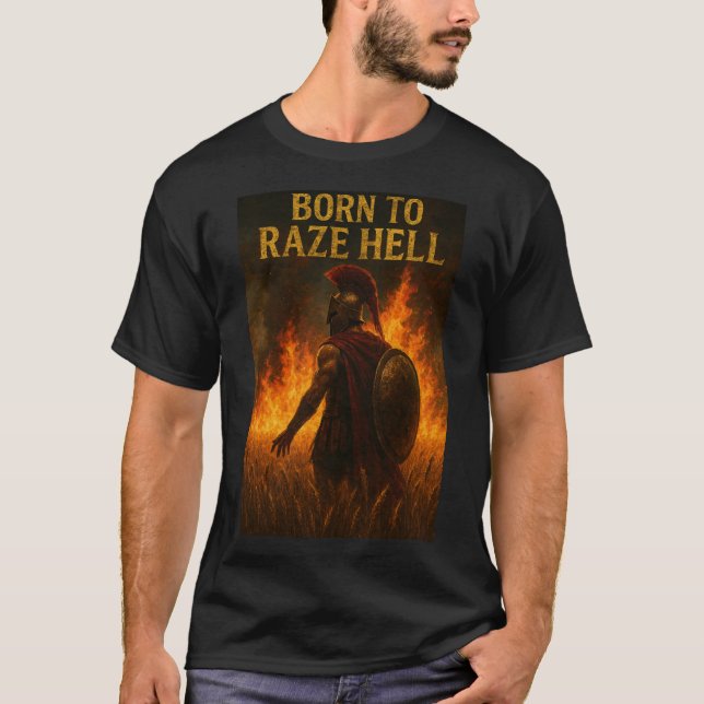Camiseta Born to Raze Hell (Anverso)