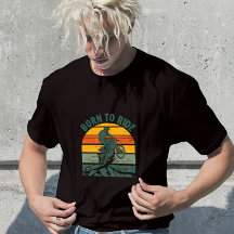 Camiseta Born To Ride Motocross Vintage