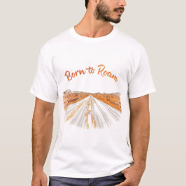 Camiseta Born to Roam 🛣️ | Vintage Road Trip T-Shirt