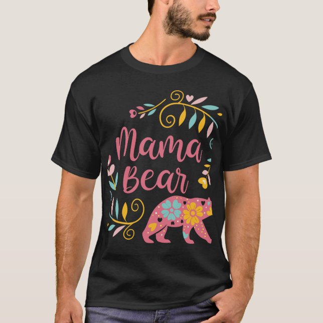 Camiseta Born to Roam with Bears – Adventure  (Anverso)