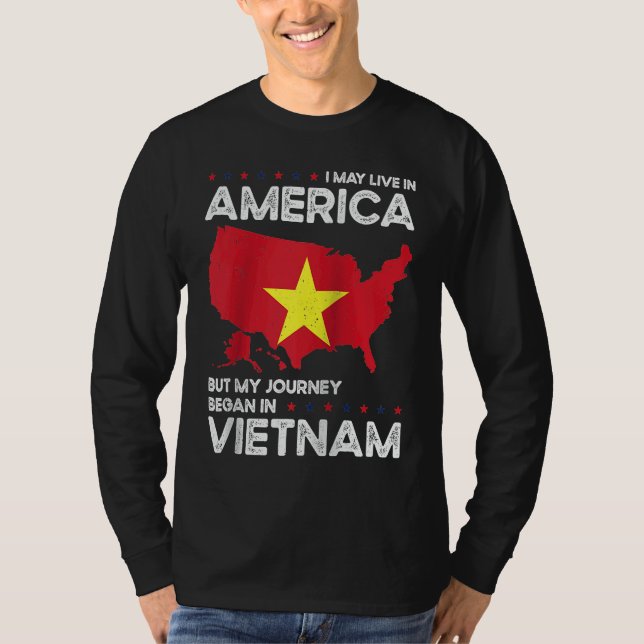 Camiseta Born Vietnamese Vietnam American USA Citizenship R (Anverso)