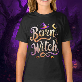 Camiseta Born Witch  -  Halloween costume