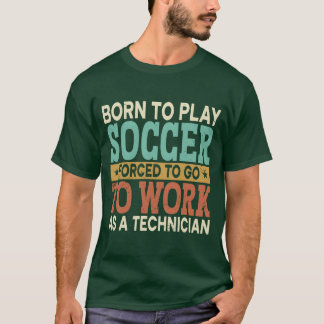 Camiseta Borno Juega Fútbol Forzado Trabajo Deportes chico