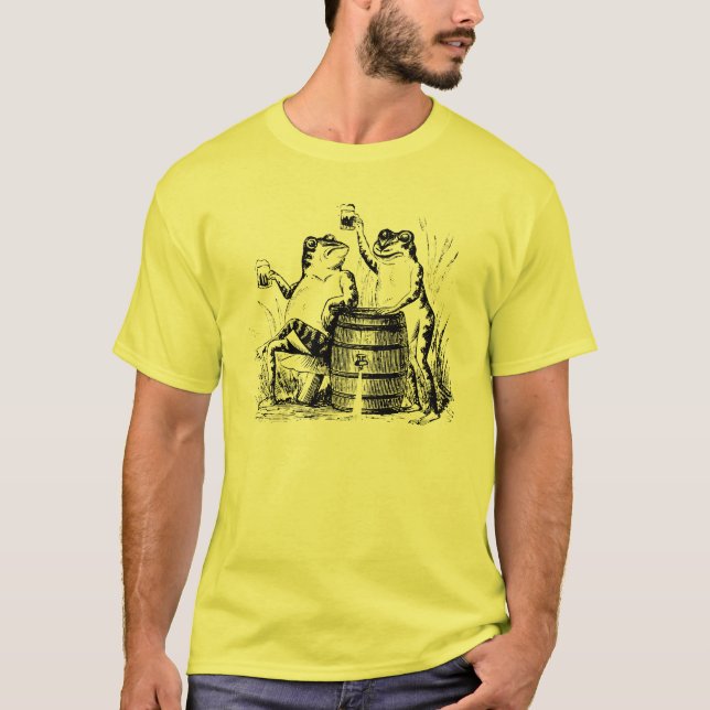 Camiseta borracha de las ranas (Anverso)