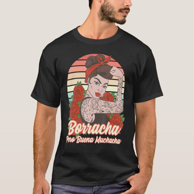 Camiseta Borracha pero buena muchacha (Anverso)