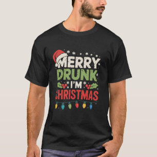 Camiseta Borracho Alegre Soy Navidad Divertido Santa Chiste