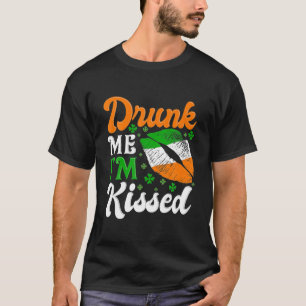 Camiseta Borracho me besé la bandera de Irlanda San PATTRIC