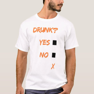 Camiseta Borracho sí no x