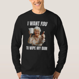 Camiseta Borrado gracioso mi rodillo de inodoro inapropiado