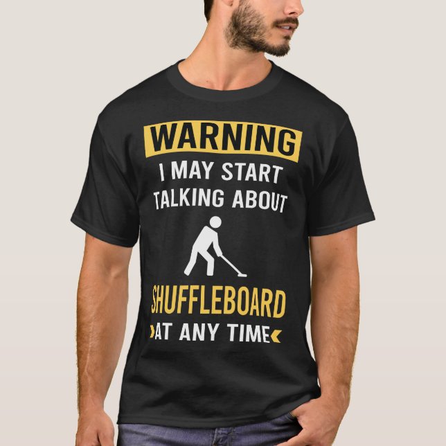 Camiseta Borrador de advertencia divertido (Anverso)