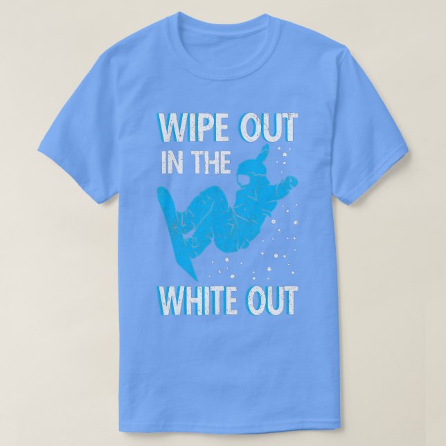 Camiseta Borrador de snowboard en la estación de esquí Sno (Diseño del anverso)