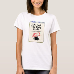 Camiseta Borrador sucio de crónicas: Humor para los escrito