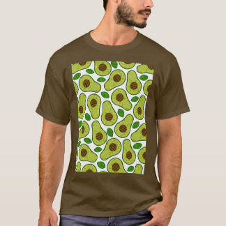 Camiseta Borrador Tropical Exótico Aguacate