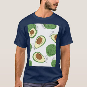 Camiseta Borrador tropical exótico de aguacate