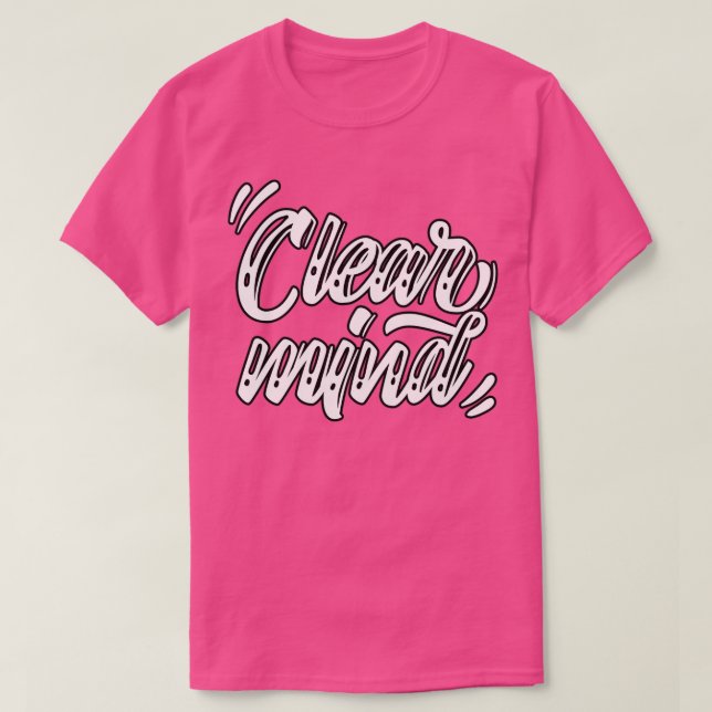 Camiseta Borrar la mente 1 (Diseño del anverso)