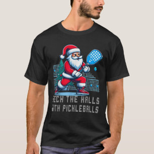 Camiseta BORRAR LAS HALLS PICKLE BALLS Navidades Feo Pickle