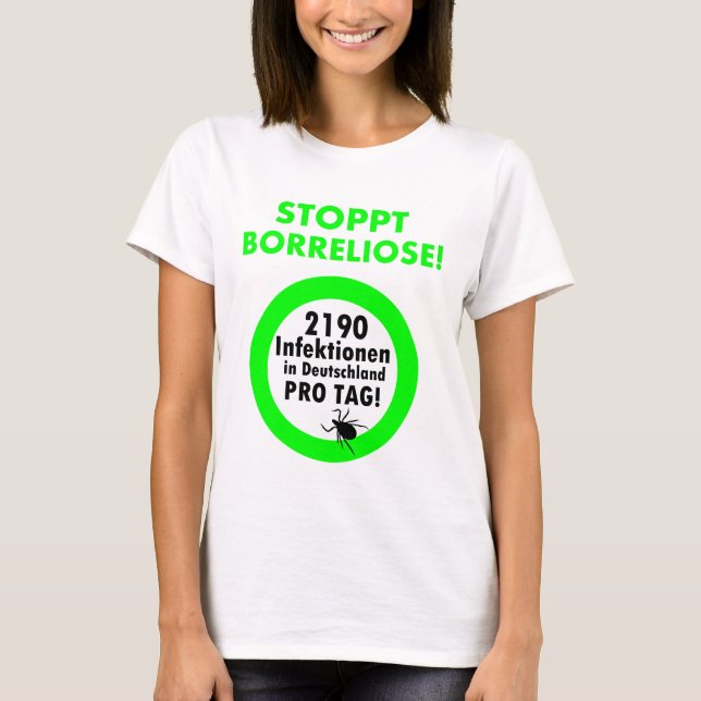 Camiseta Borreliose para (Anverso)