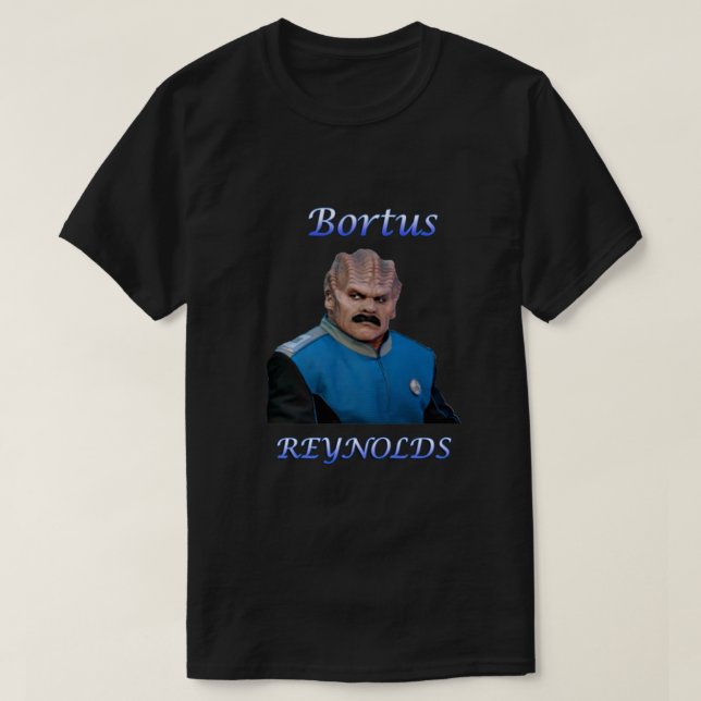 Camiseta Bortus Mustache The Orville Premium (Diseño del anverso)