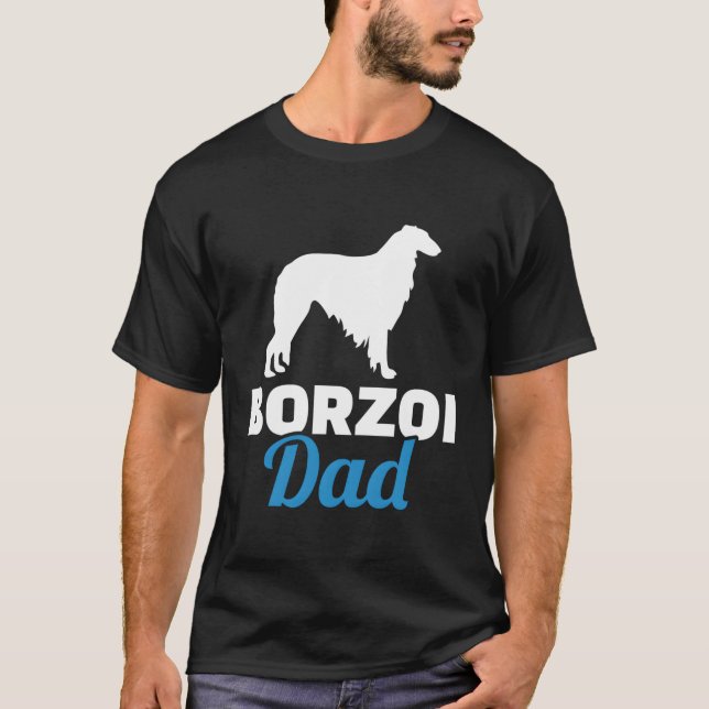 Camiseta Borzoi Dad (Anverso)