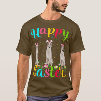 Camiseta Borzoi Dog Lover Divertido Huevo de Pascua Bunny B