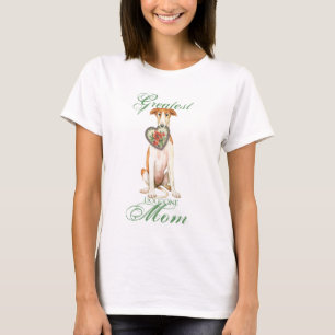 Camiseta Borzoi Heart Mom