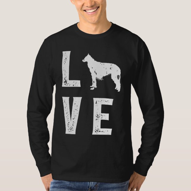 Camiseta Borzoi Love  1 (Anverso)