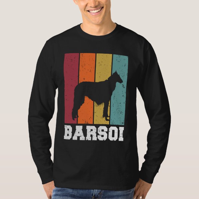 Camiseta Borzoi Vintage  2 (Anverso)