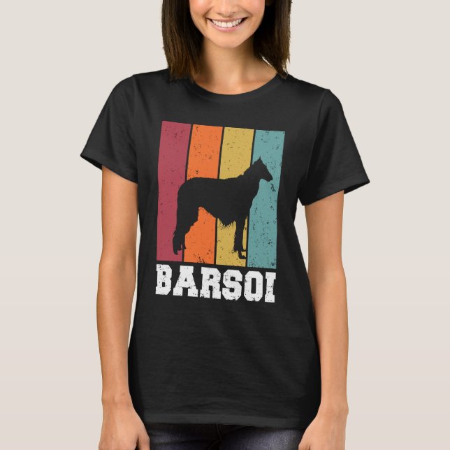 Camiseta Borzoi Vintage  2 (Anverso)