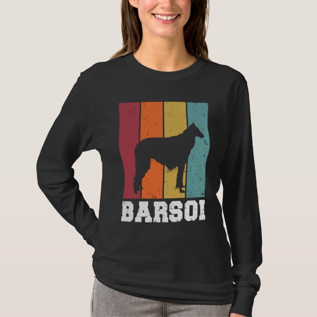 Camiseta Borzoi Vintage  2 (Anverso)