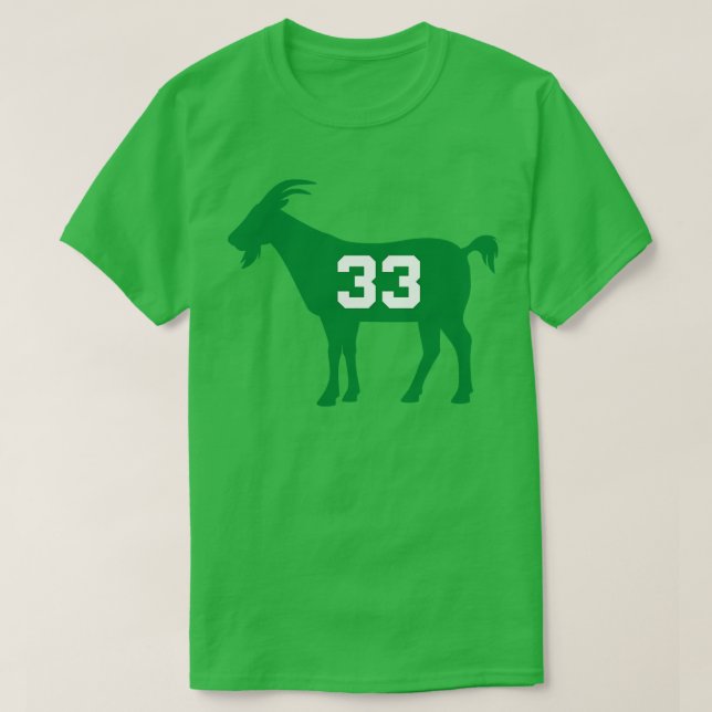 Camiseta BOS GOAT 33 White (Diseño del anverso)