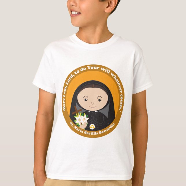 Camiseta Boscardin de St. Maria Bertilla (Anverso)
