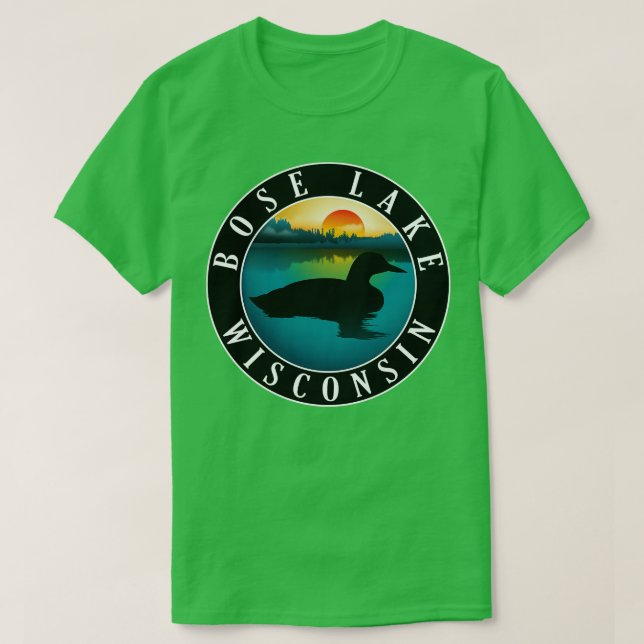 Camiseta Bose Lake Wisconsin Loon (Diseño del anverso)