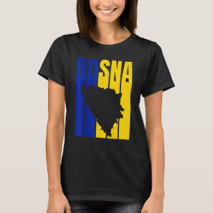 Camiseta Bosna Silhouette Bandera bosnia