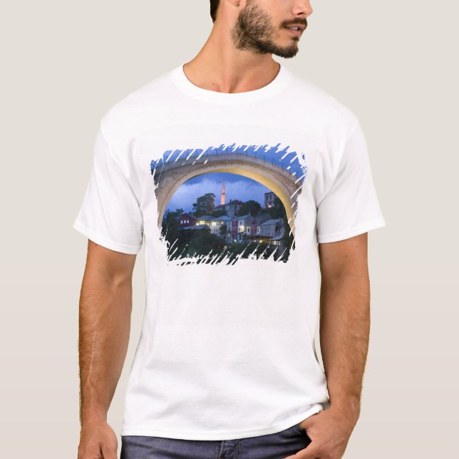 Camiseta Bosnia-Herzegovina - Mostar. El viejo puente 2 (Anverso)