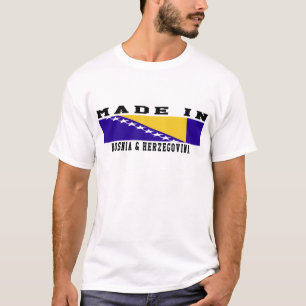 Camiseta Bosnia y Herzegovina hechos en diseños