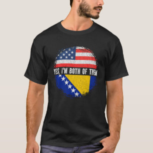 Camiseta Bosnia y Herzegovina media americana