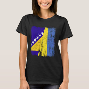 Camiseta Bosnia y Herzegovina Ucrania Media Bandera 