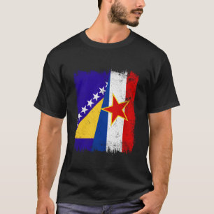Camiseta Bosnia y Herzegovina Yugoslavia Bandera Media