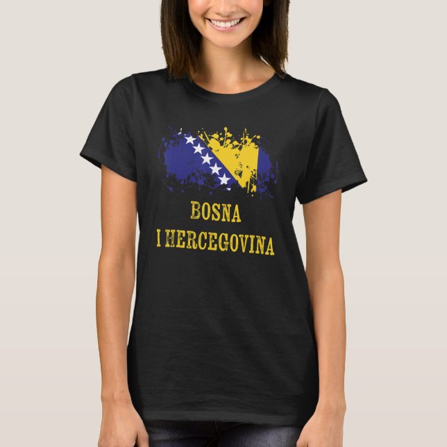Camiseta Bosnian enthusiasts for Bosnia and Herzegovina (Anverso)