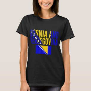 Camiseta Bosnian Gift - Bosnia and Herzegovina Country Flag