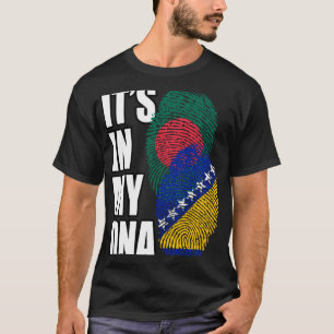 Camiseta Bosnio Y Bangladesh mezclan patrimonio de ADN