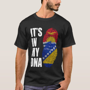 Camiseta Bosnio Y Kiribati Mezclan Bandera Del Patrimonio