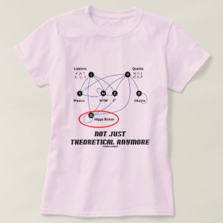 Camiseta Bosón de Higgs no apenas teórico más