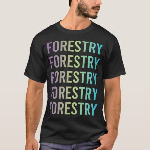 Camiseta Bosque azul púrpura