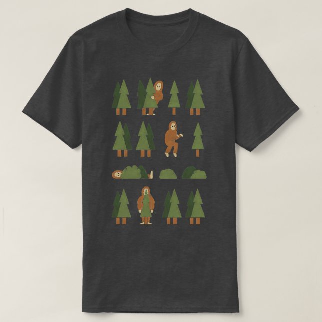 Camiseta Bosque Bigfoot Perfecto Giftbigfoot (Diseño del anverso)