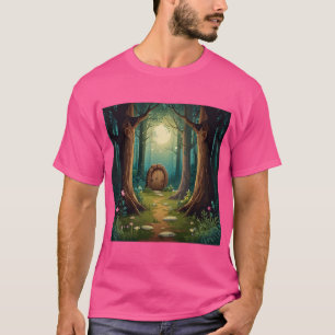 Camiseta Bosque caprichoso y puerta de hadas escondidas - A