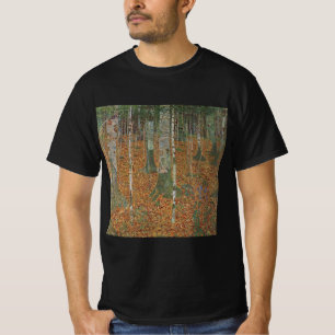 Camiseta Bosque de abedules de Gustav Klimt, Arte Nouveau v